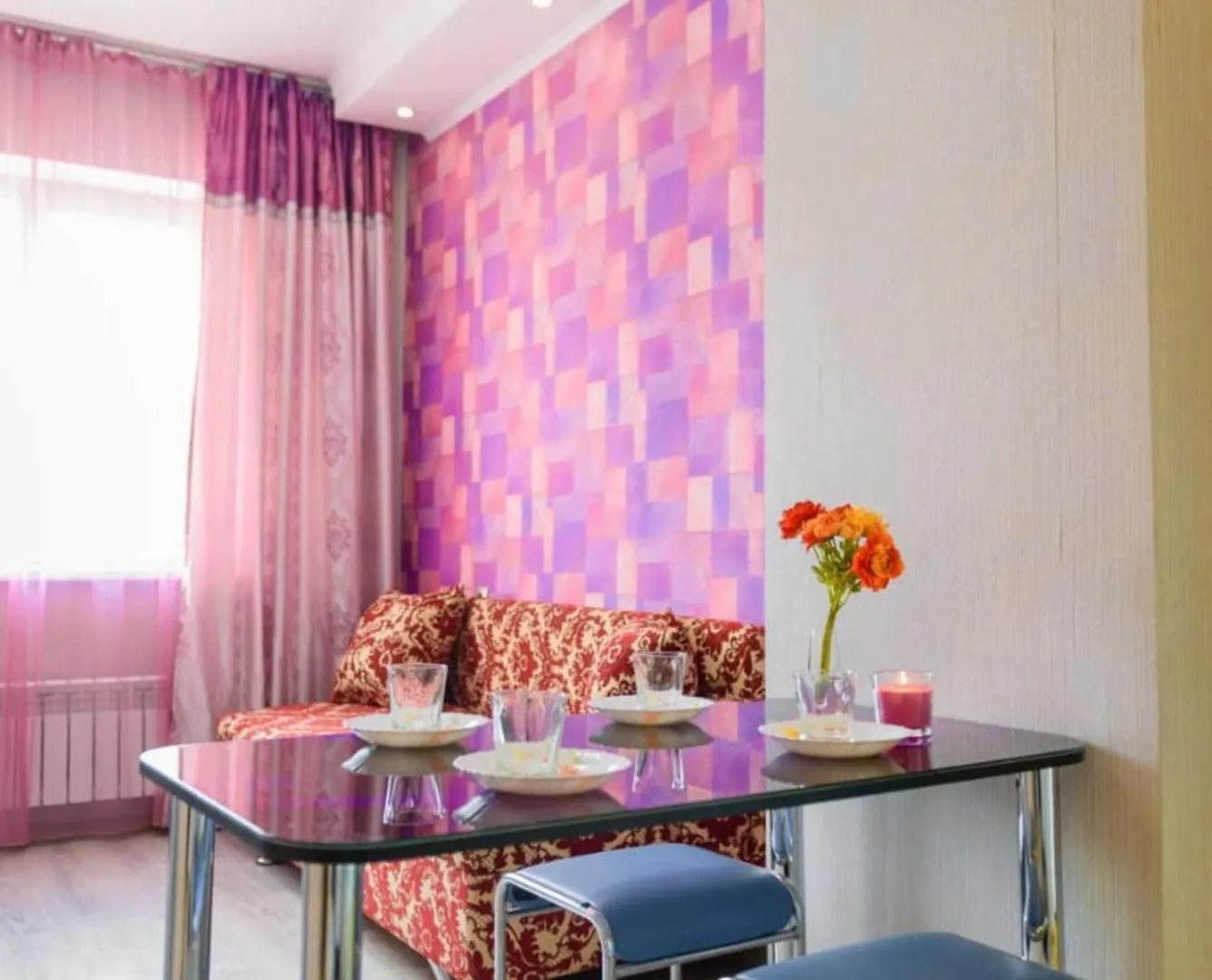 Apartment Уютная 1 Комнатная Квартира Возле Мегацентра Almaty